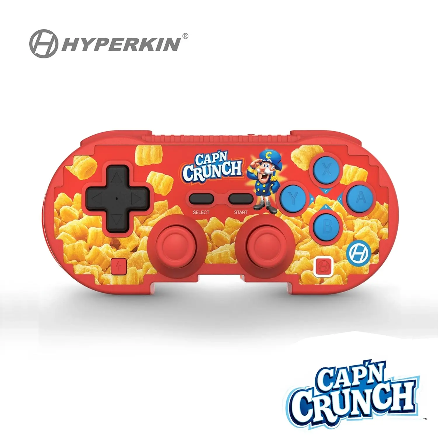 Hyperkin Pixel Art Controller for Switch/PC/Steam/Tesla & More, with 30ft Bluetooth, 20+ Hr Rechargeable Battery, Turbo