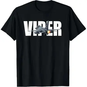 100%cotton F-16 F16 Fighting Falcon Jet Fighter Plane T-Shirt Viper T-Shirt