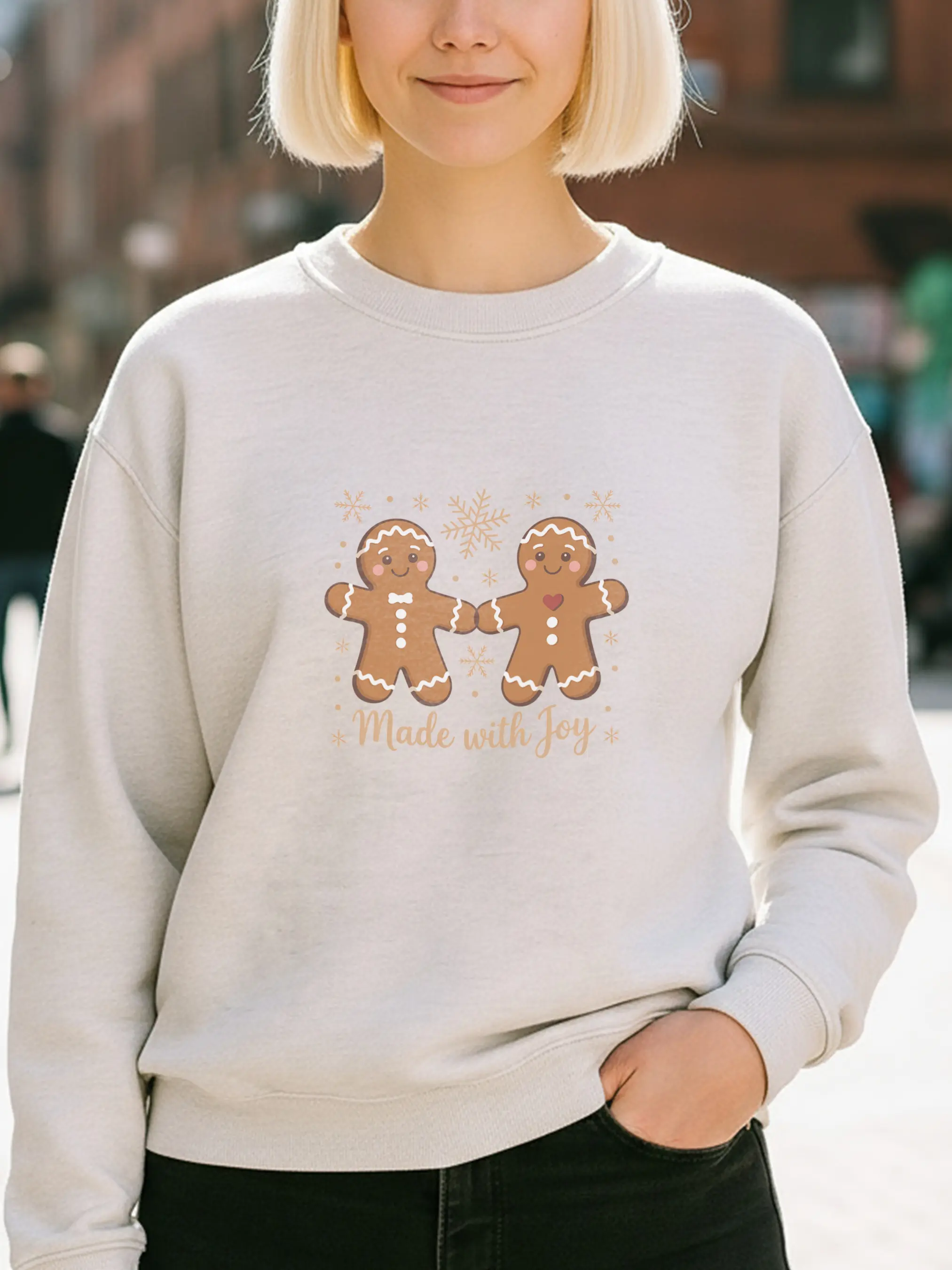 Cute Gingerbread Cookies Sweatshirt, Cute Christmas Cookies Crewneck, Christmas Gingerbread Cookies Shirt, Festive Holiday Outfit, Holiday Women Gift