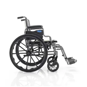 Essentials Tracer SX3 Wheelchair, Foldable, Swing-Away Footrests & Desk Length Arms, 18 Inch Seat