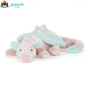 Own the Rare 50cm Jellycat Lazulia Dragon Large Plush Doll with Tags & Dust Bag.