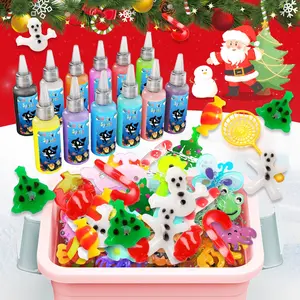 Fun Science Experiment Kit, DIY Magic 3D Water Sprites, Floating Graffiti Painting Toy, Handmade Painted Watercolor Art, Kids Toys for Boys & Girls