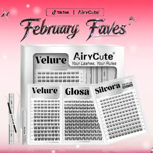 Say Goodbye to Clumpy Lashes | AiryCute Natural Style Collection | Velure, Silvora, Glosa | Natural Daily Style | Beginner-Friendly DIY Lashes | Flawless Trendy Must-Have Clusters