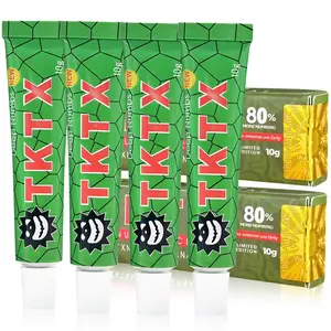 4 TUBES ONLY $37.99 | TKTX 80% Lidocaine Tattoo Numbing Cream | Maximum Strength Long-Lasting Anesthetic | For Large Tattoos, Full Sessions & Professional Artists