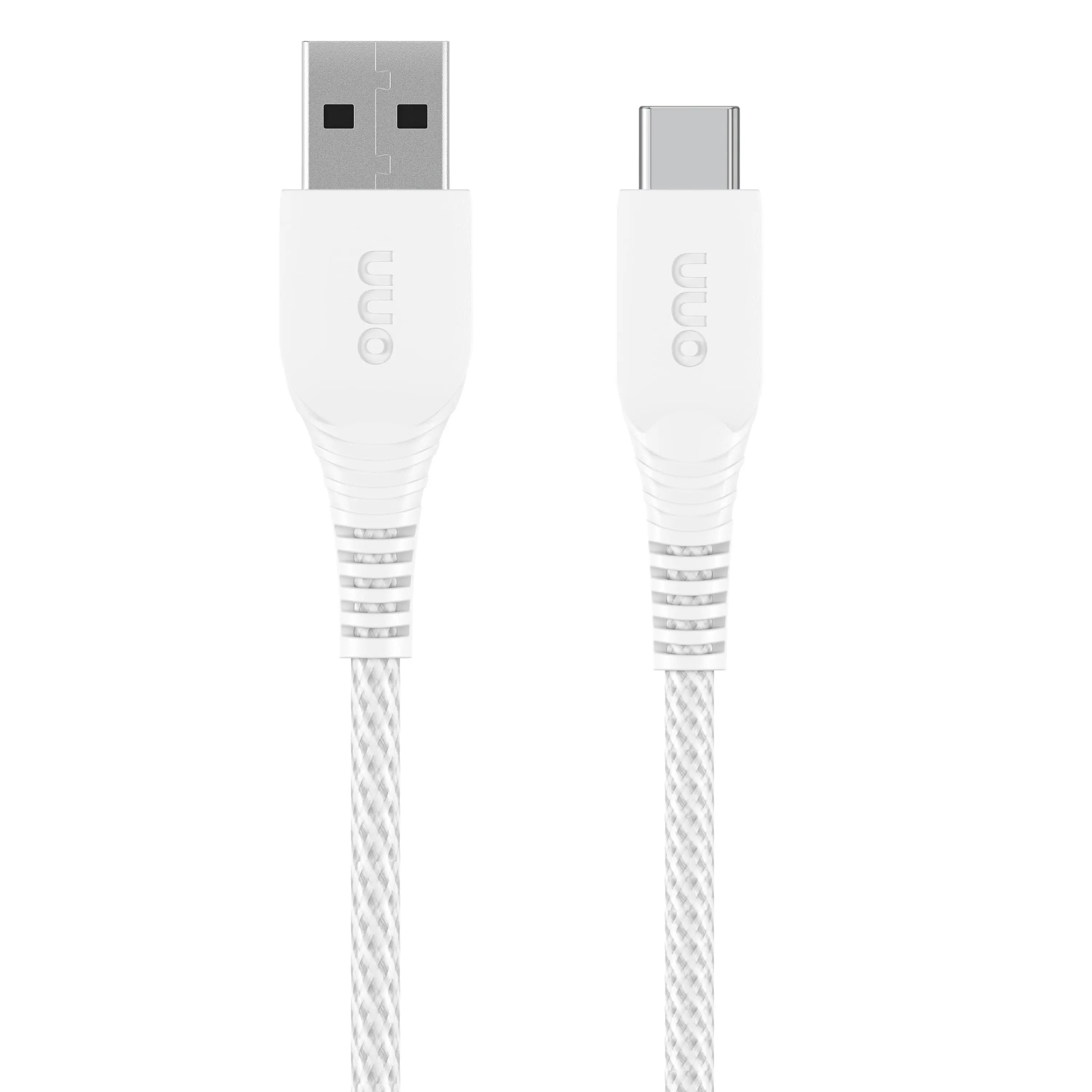Onn 10Ft USB-C to USB Braided Charging Cable, USB-IF Certified, White for Iphone Samsung Galaxy Pixel onn