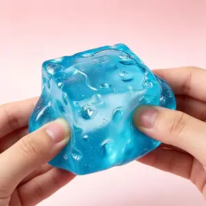 TPR Malt Sugar Cube Squishy Toy - Super Soft Slow Rising Stress Relief Fidget Toy, Fun Hobby Sensory Play Prop for Kids & Adults