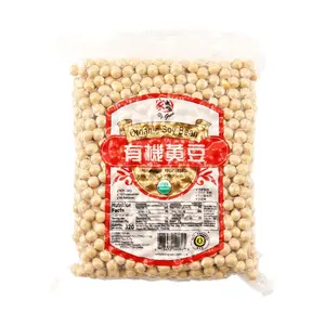 BIG GREEN Organic Non-GMO Yellow Soybeans 454g (1 lb) - USDA Certified, Authentic Hometown Flavor, Perfect for Tofu, Miso, Soy Milk