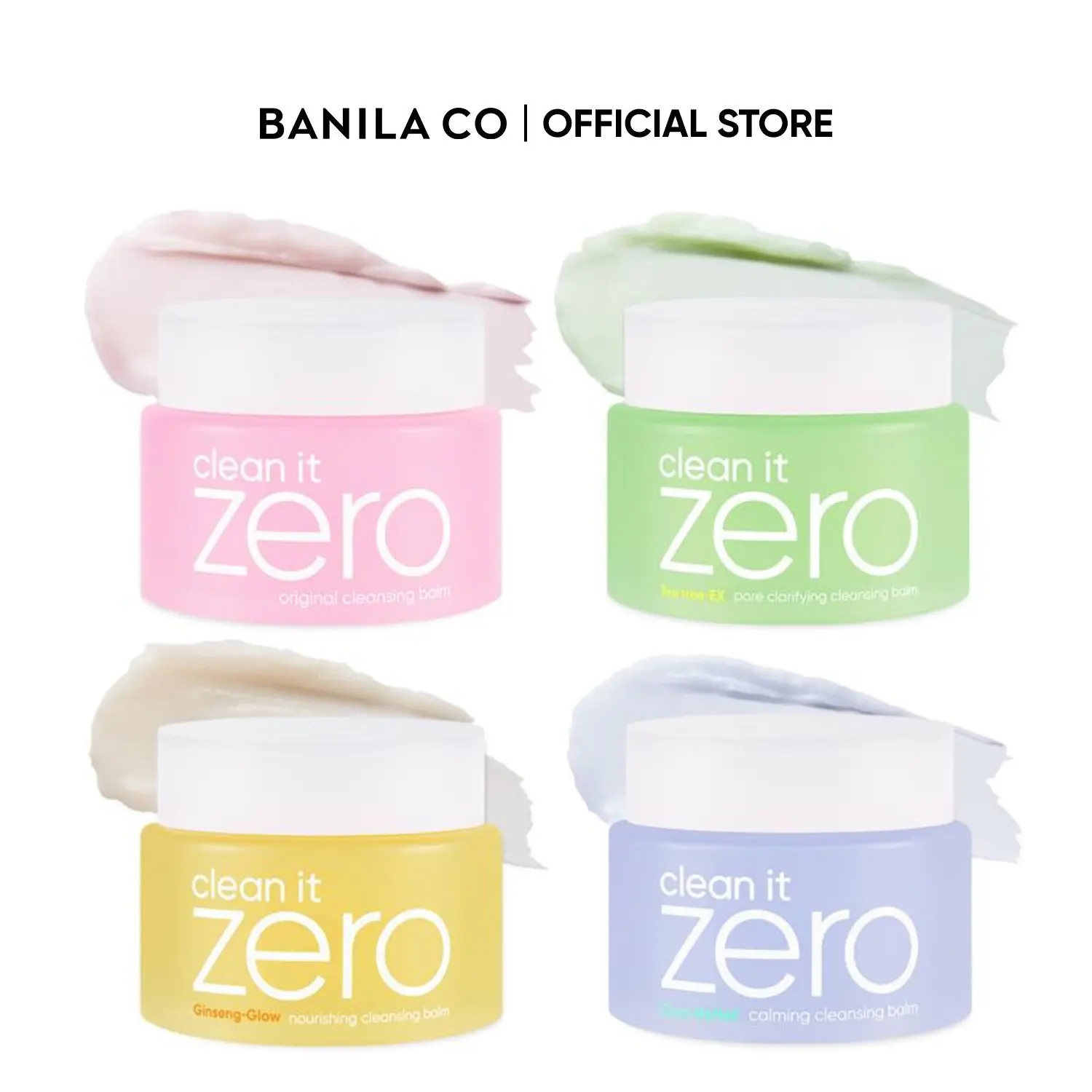 BANILA CO Clean It Zero Cleansing Balm 100ML & 180ML | Original, Pore, Nourishing & Calming | Gentle Makeup Remover | Hydrating Korean Cleansing Balm | Spa-Like Double Cleansing