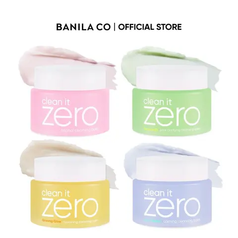 BANILA CO Clean It Zero Cleansing Balm 100ML & 180ML | Original, Pore Clarifying, Calming & Nourishing | Korean Makeup Remover Balm, Melts Waterproof Makeup & Sunscreen
