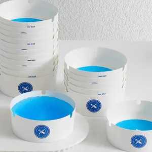 Disposable Ashtrays 25-Pack Disposable Ashtrays for with Water-Foaming Sand Base, Odor Control, Mess-Free, Portable Ashtray for Home, Office, Car, Camping