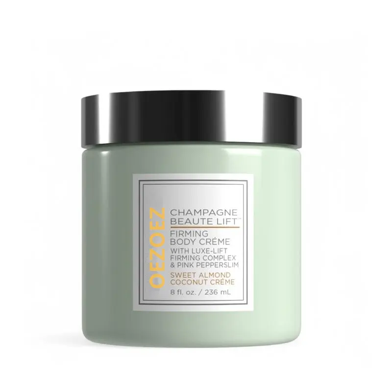 Natura Champagne Beauty Lifting Body Cream, Daily Moisturizing Formula with Coconut & Sweet Almond for Firmer, Radiant Skin, 236ml, Moisturizers, Coconut Blend, Deeply Hydrates, Enhances Elasticity, Single Item, Body Care, Luxury, Nourishing, Coconut Oil