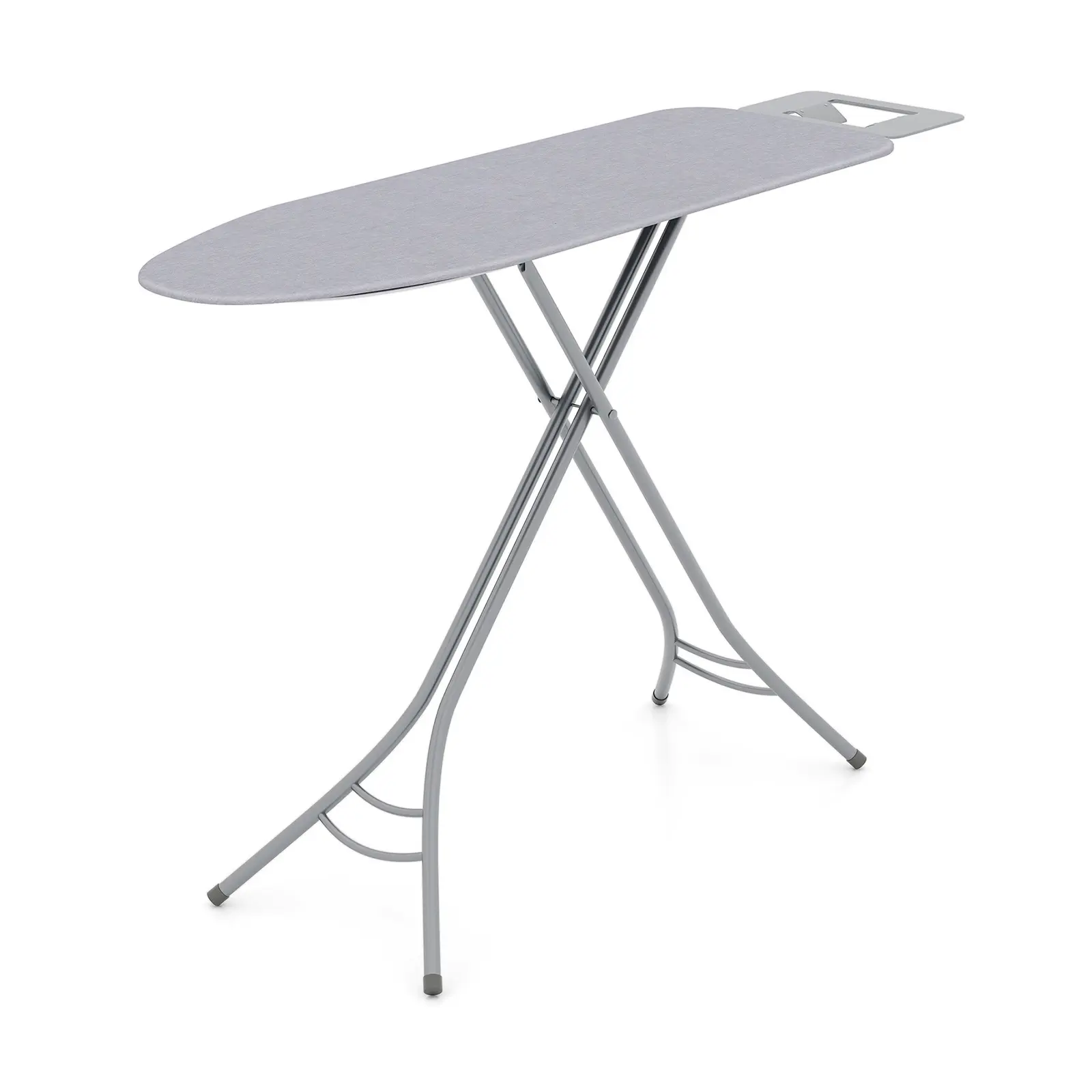 COSTWAY - Foldable Ironing Board with Iron Rest and Adjustable Height-Gray