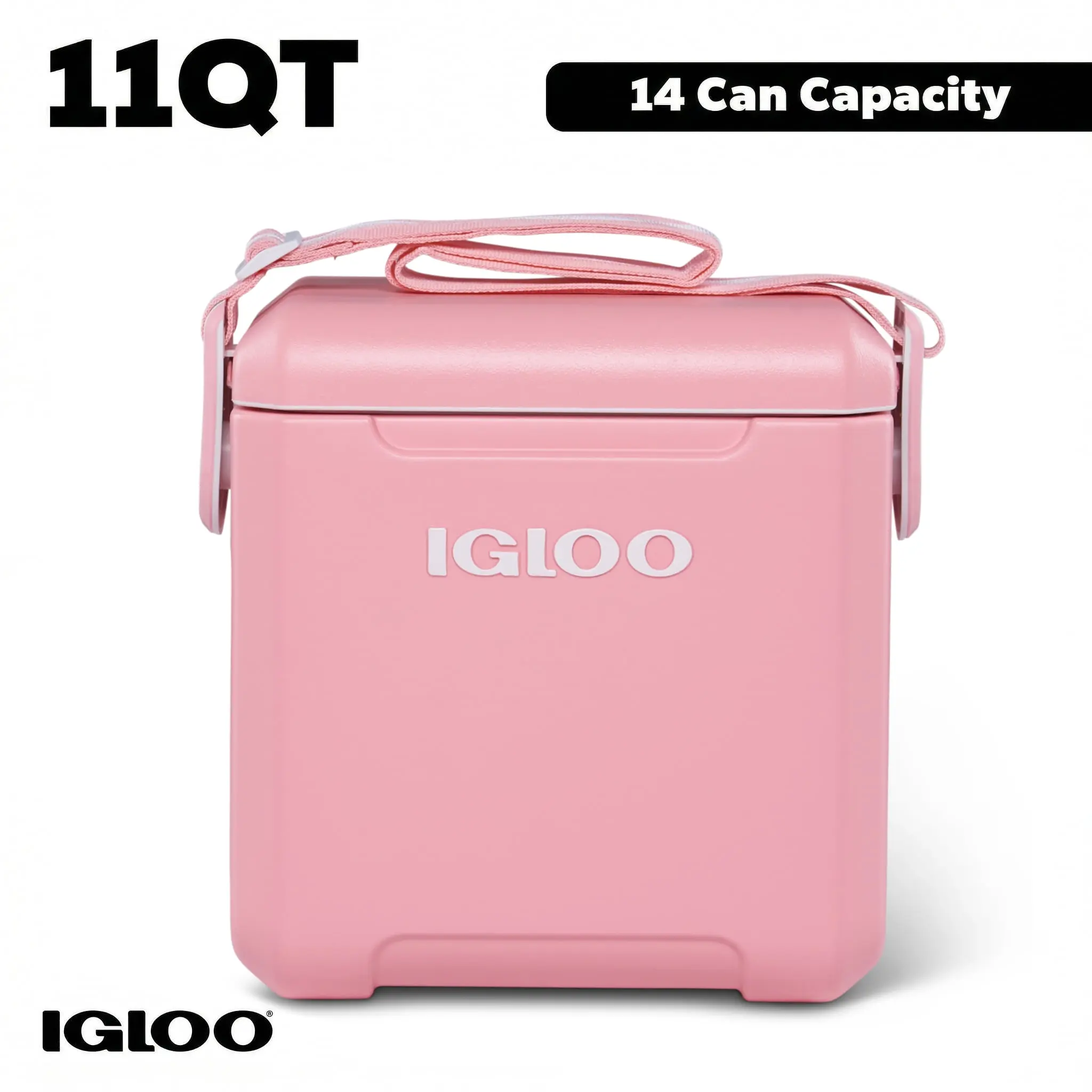 Igloo 11 QT Tag-A-Long Hard Sided Cooler, Pink