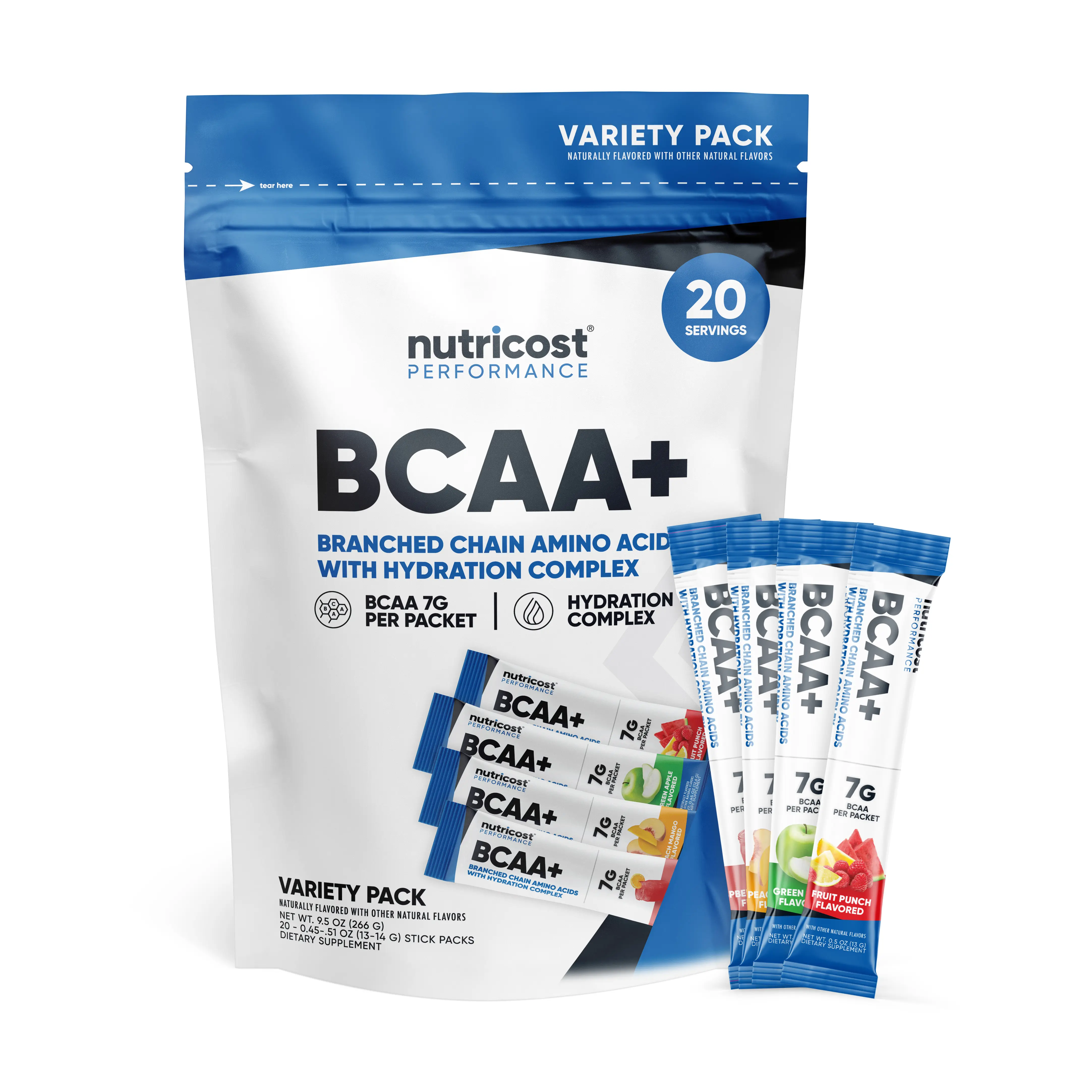 Nutricost BCAA+ Hydration Stickpacks