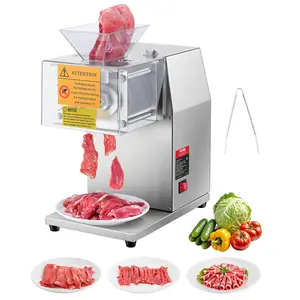 VEVOR Meat Cutter Machine,  850W Meat Slicer, 551 lb/h Commercial Meat Cutting Machine Stainless Steel, 5 mm Thickness, Detachable Blades, Electric Food Slicer for Home Kitchen Restaurant Supermarket
