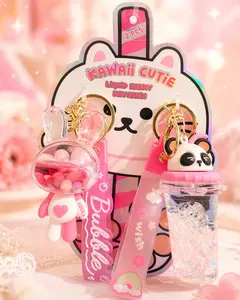 KAWAII CUTIE Liquid shaky keychain 2 PCS