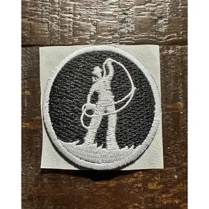 Roping Embroidered Hat Patch