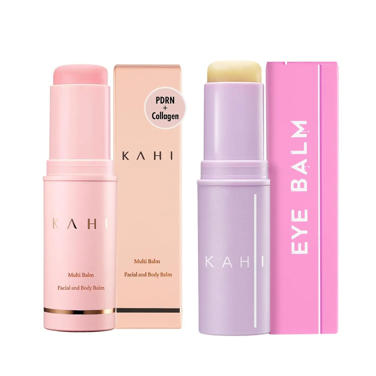 [KAHI] Wrinkle Bounce Multi Balm Stick, PDRN Collagen Wrinkle Stick, All-in-One Hydrating Lip Balm Eye Cream Neck Cream