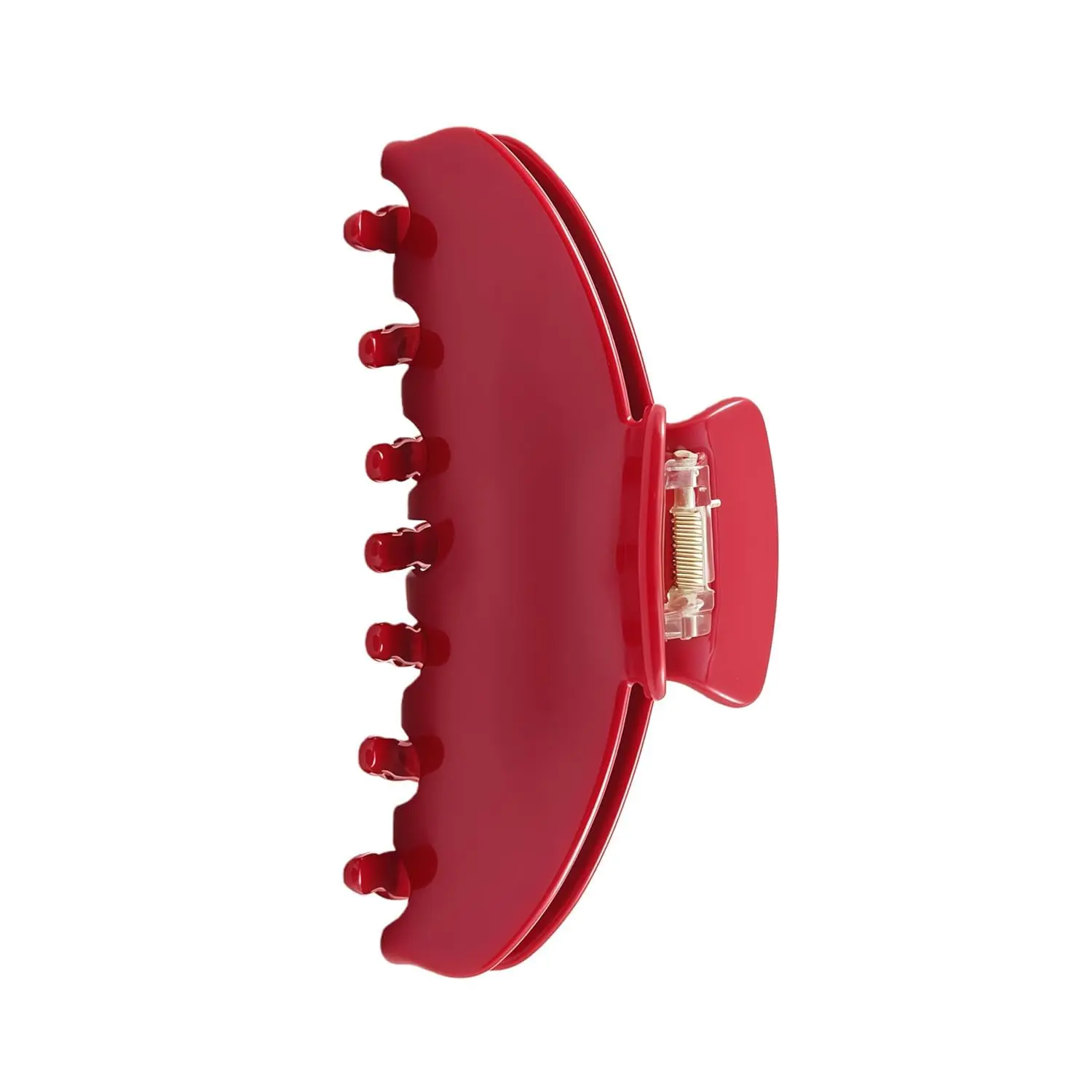Hair Clips - 4-Inch Cherry Red Claw Clips for Fine and Thick Hair (Red)