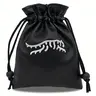 Portable Golf Pouch with Abstract Tiger, Drawstring Design, Holds Golf Balls, Tees, Ideal Gift for Golf Lovers, Men & Women