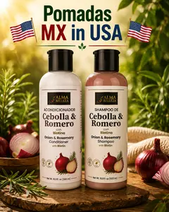 Onion and rosemary shampoo and conditioner 500ml each Alma Belleza