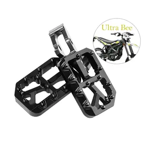 Colored Nail Aluminum Alloy Foot Pegs for Surron Ultra Bee Colored Nail Foot Pedals Aluminum CNC Footpegs Pedals Rests Motorcycle Modified Accessories, Gift