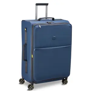 Delsey Paris Turenne Softside Large Expandable Spinner Luggage - Durable 4-Wheel Wheelie Checked Luggage with Functional Protective Design, Durable Checked Luggage