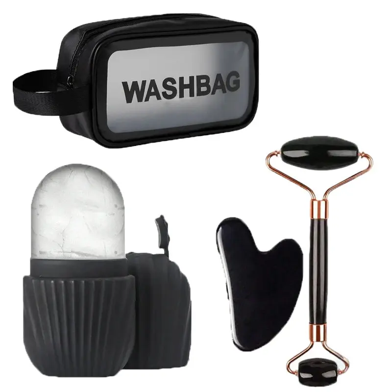 SHIREEN 4-Piece Facial Massage & Ice Roller Set