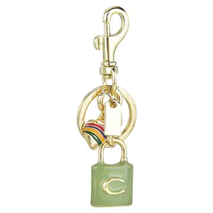 Handbag Charm, Wallet Pendant, Jeans Chain Keychain, Multicolor Handbag Tag, Christmas Gift for Women, Wallet Keychain Accessory