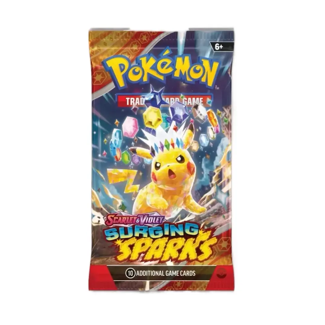 Surging Sparks Booster Pack, Trading Card Series Collectible Trading Cards