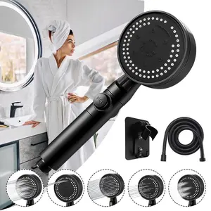 High Pressure RV Shower Head with On/Off Switch - 8 Spray Modes | 6ft Hose, Anti-Clog Nozzles, for Campers, Travel Trailers, Motorhomes & Outdoor Showers