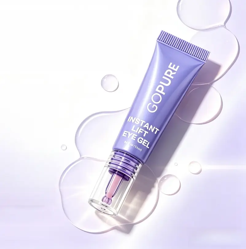 goPURE INSTANT LIFT EYE GEL 10ML, Dermatologist Approved Collagen Peptide Under Eye Serum, Instant Depuff Tightening Eye Cream To Smooth Crow’s Feet & Reduce Puffy Bags For Mature Anti-Aging Skin