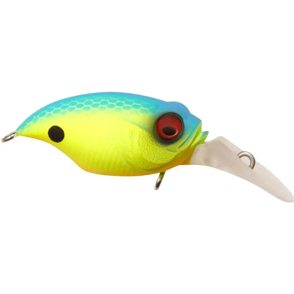 Megabass Griffon MR-X (BFS) Medium Diving Crankbait - 1.5 in, 3/16 oz, 2 #10 Treble Hooks, Hydrodynamic, Round Lip, Nearly Instantaneous Deflection Recovery, High-Pitch Wobble, Rocky Structure Dominator, Challenging Bite Situation Effective Fishing Lure,