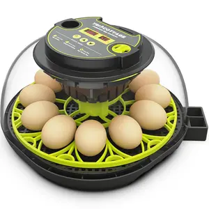 Incubators for Hatching Eggs 12 Egg Incubator with Automatic Egg Turning and Humidity Control,Egg Candler,Auto Water Replenishment, M12H