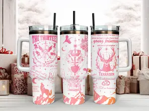 ACOTAR TOG SJM Fantasy Tumbler | Sarah J. Maas Book Series Fan Mug | Insulated Drinkware with Handle