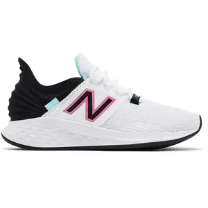 New Balance Women's Fresh Foam Roav 'White Black Surf' Sneakers - Size 6.5W