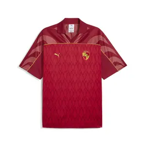 PUMA Mens X Harry Potter Relaxed Collared Replica Jersey Casual - Red