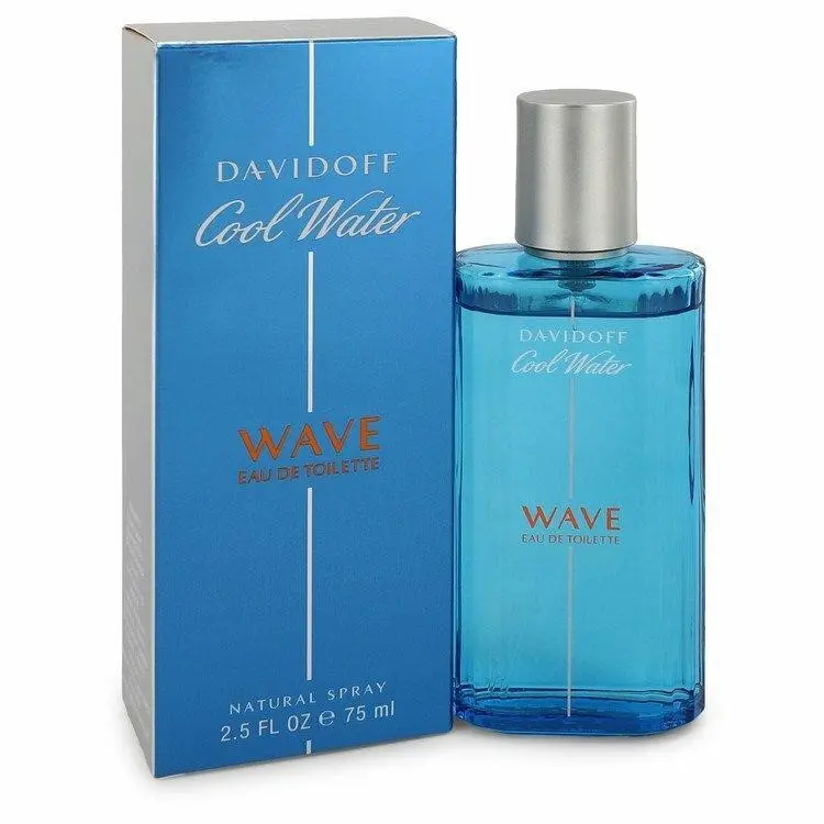 Davidoff Cool Water Wave Eau de Toilette Spray for Men, 2.5 fl oz - Fresh, Aquatic, Long-Lasting Fragrance for Men
