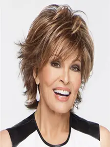 8 Inch High Temperature Fiber Synthetic Curly Hair Wig, Daily Wear Fashion Natural Look, Comfortable Fit, Easy Styling, Suitable for All Occasions, Heat Resistant Wigs