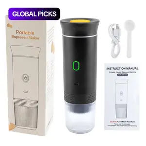 Portable Coffee Machine, 1 Count Rechargeable Coffee Maker, Espresso Coffee Maker, Household Coffee Machine for Home Office Use, Kitchen Appliances