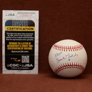 Sarah Michelle Gellar Signed JSA Authenticated Baseball