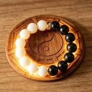 Strong Energy Talisman Bracelet, Fashion Costume Jewelry for Stability and Defensive Qi