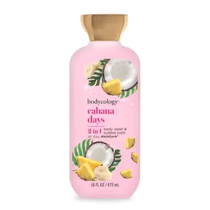 Bodycology 2-in-1 Body Wash Bubble Bath, Cabana Days, 16 fl oz
