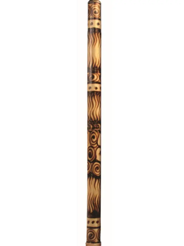 Terre Didgeridoo Bamboo geschnitzt 47" long