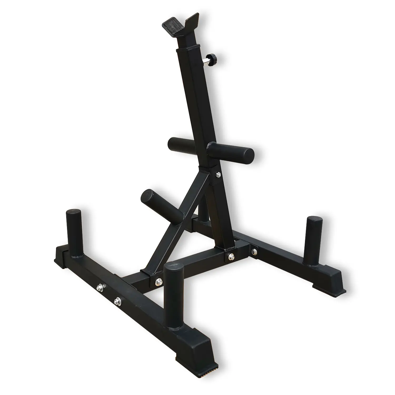 Viking Press Landmine Handle for 2-Inch Olympic Barbell - 7 Slots Solid Steel T-Bar Row Attachment, Weight Rack, Barbell Fit, Functional Gym Equipment for Home Strength Training, Sturdy Base for Better Stability, Workout Machine, Unisex