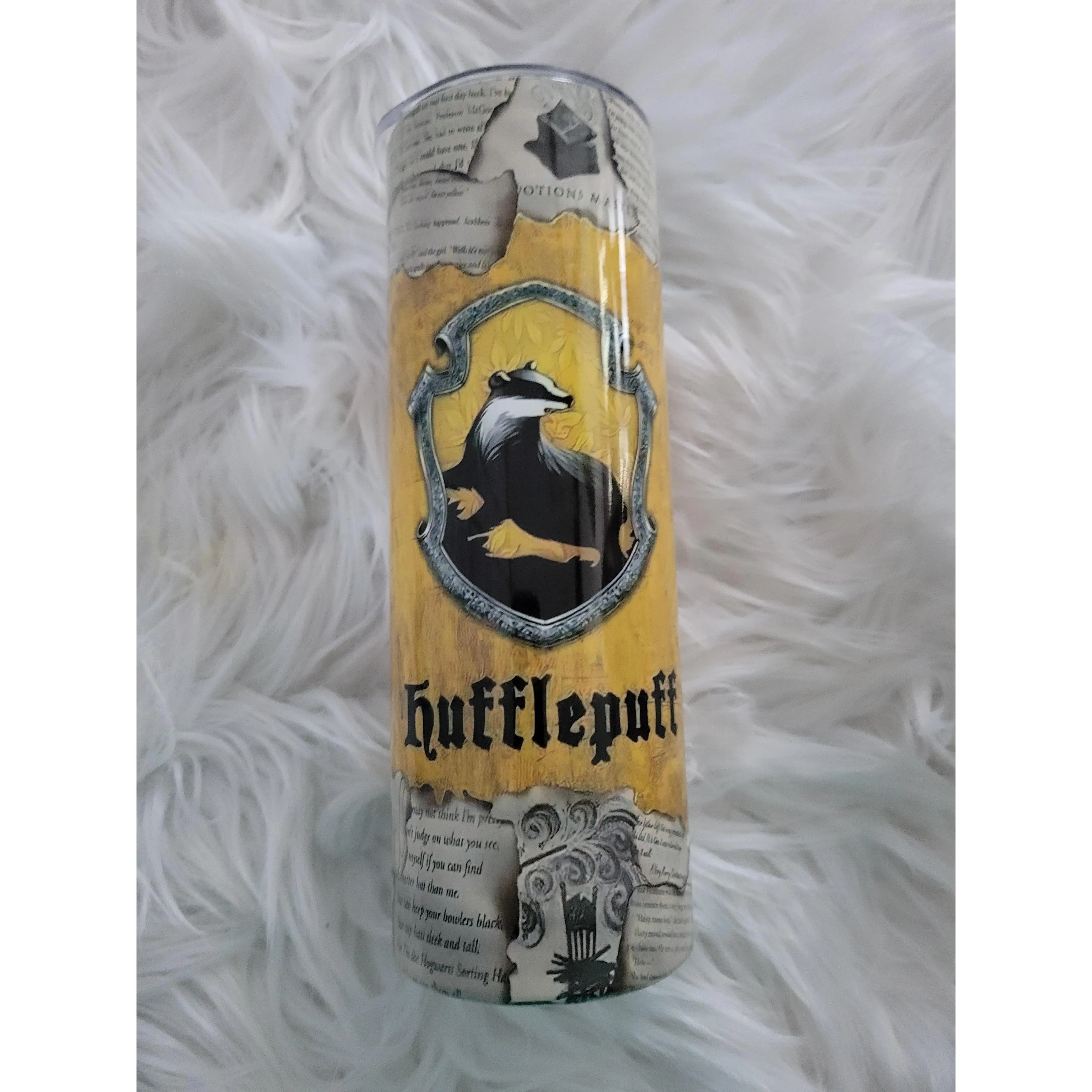 Harry Potter Inspired Hufflepuff Tumbler 20 oz