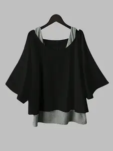 Women's Plus Size Versatile Basic Fitted Tank Top Set, Single Wear or Layered, Casual Home Leisure Style, European and American Trend