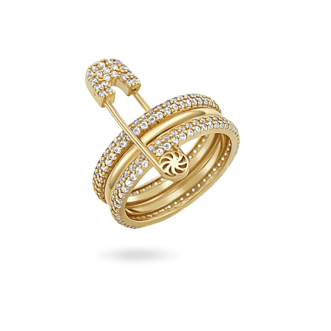 Eternal Safety Pin Ring