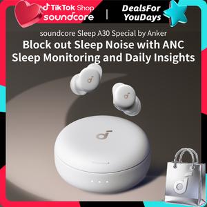 soundcore Sleep A30 Special by Anker, Sleep Earbuds, ANC, Passive Isolation, Snore Masking, Extensive Sleep Audio, Ultra Comfort for Side Sleepers, 8-10H Playtime #DealsForYouDays, #SummerWins