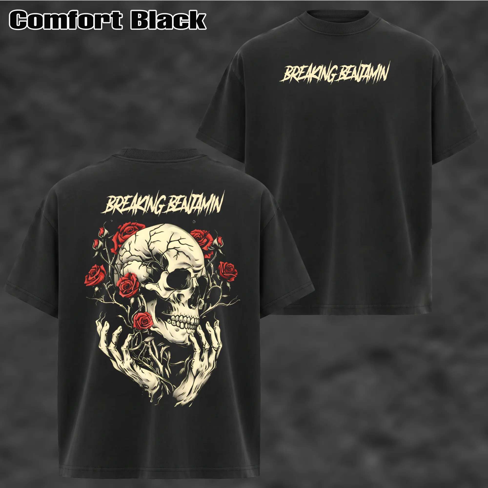 Vintage Breaking Benjamin Demon Mask Heavy Metal Rock T-shirt ,Breaking Benjamin T-shirt & Hoodie , Rock Music Lover T-Shirt , Vintage Band Shirts  Fabric Fit Top , Top Men's and Women's Clothing